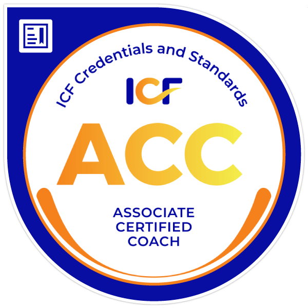 The ACC logo is a simple, professional emblem used by the International Coaching Federation. It features the letters ‘ACC,’ which stand for Associate Certified Coach — a credential that signifies formal training, ethical standards, and professional coaching competence.